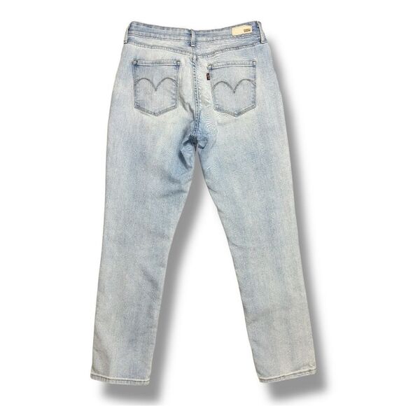 Levi's Demi Curve Slim Mid-Rise Jeans Classic Fit Sz 8/29 - Picture 4 of 10